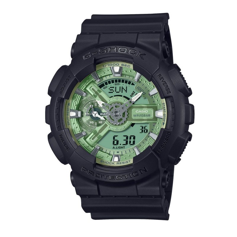G-SHOCK Casio Sat GA-110CD-1A3ER, Crni