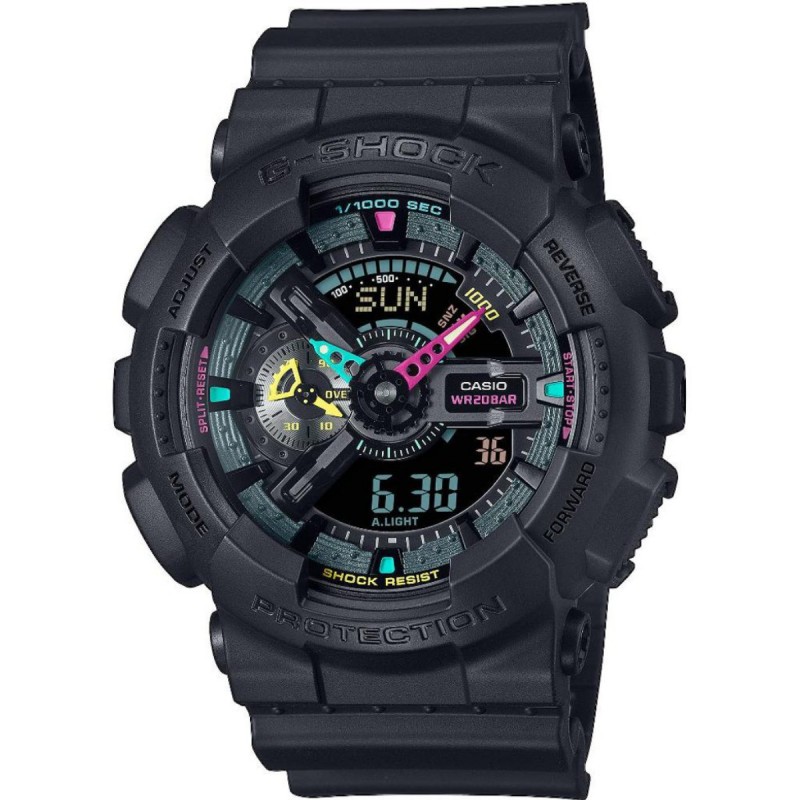 G-SHOCK Casio Sat A-110MF-1AER, Crni