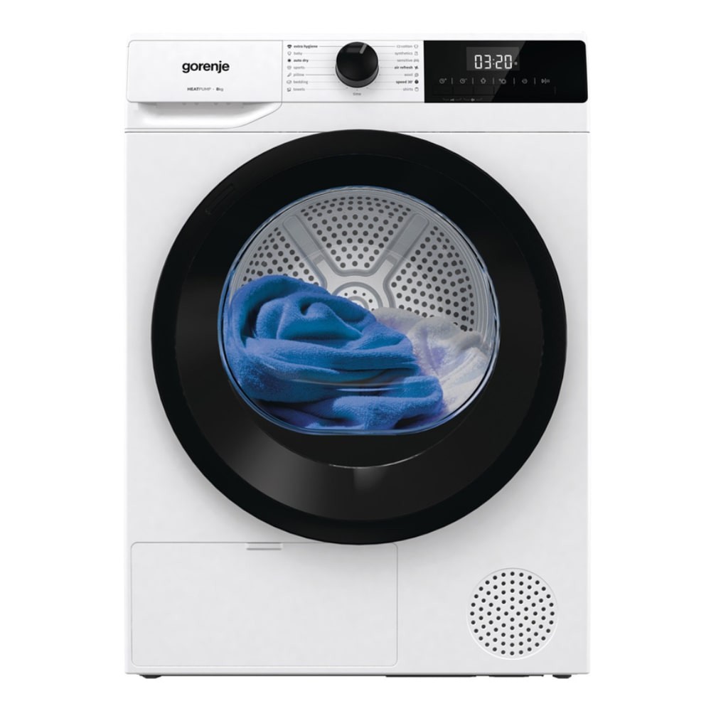 GORENJE Mašina za sušenje veša DHNE82, 8 kg, bijela