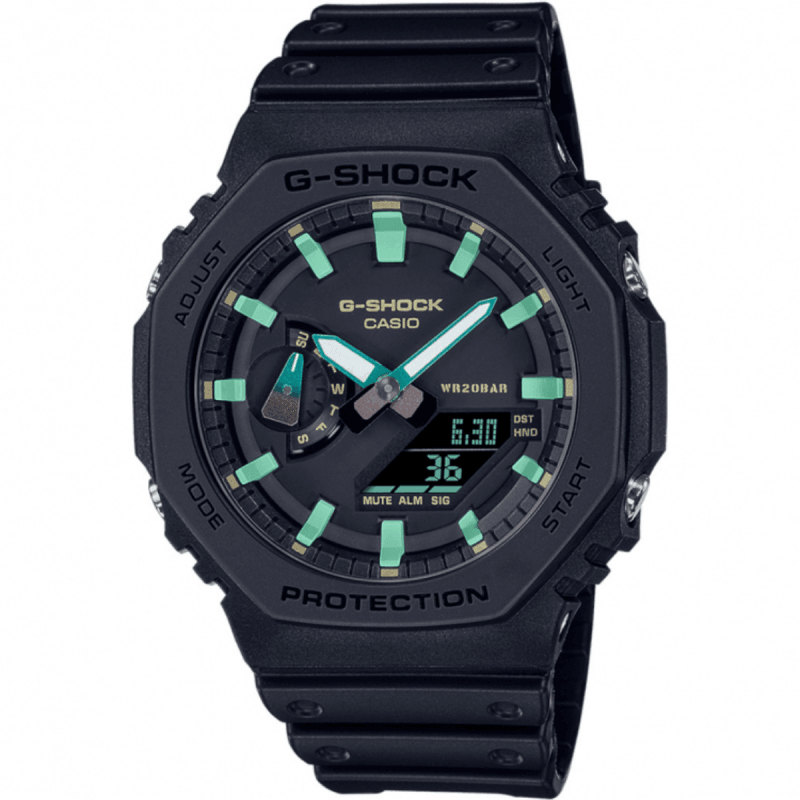 G-SHOCK Casio Sat GA-2100RC-1AER, Crni