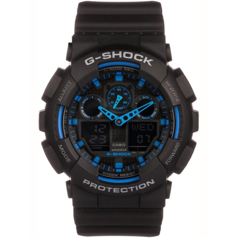 G-SHOCK Casio Sat GA-100-1A2ER, Crni