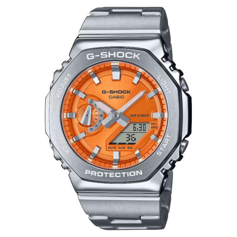 G-SHOCK Casio Sat GM-2110D-4AER, Sivi