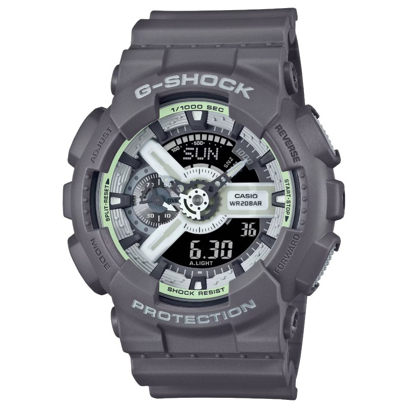 G-SHOCK Casio Sat GA-110HD-8AER, Sivi