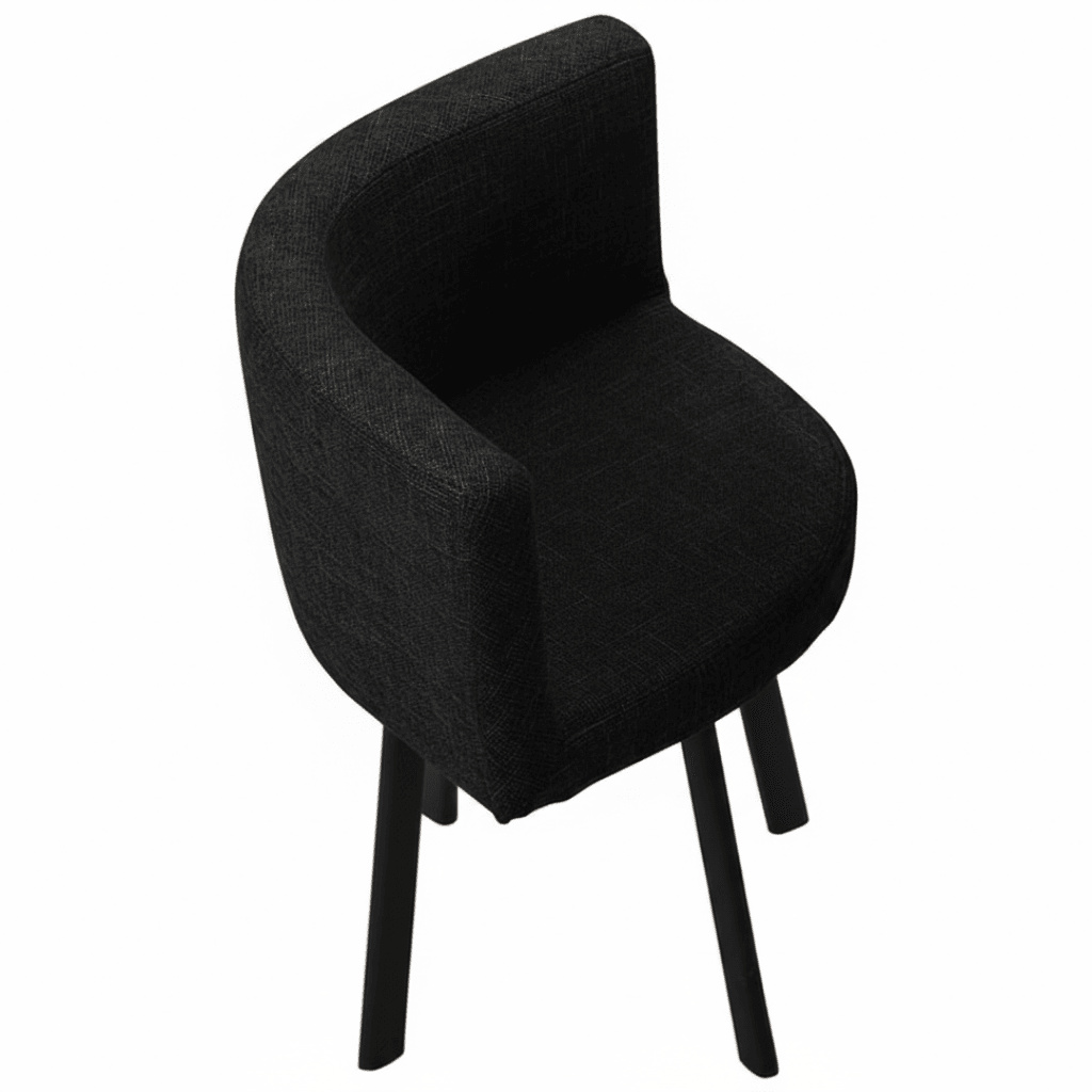 Giga Kockasta stolica Skaya, Platno, Crna
