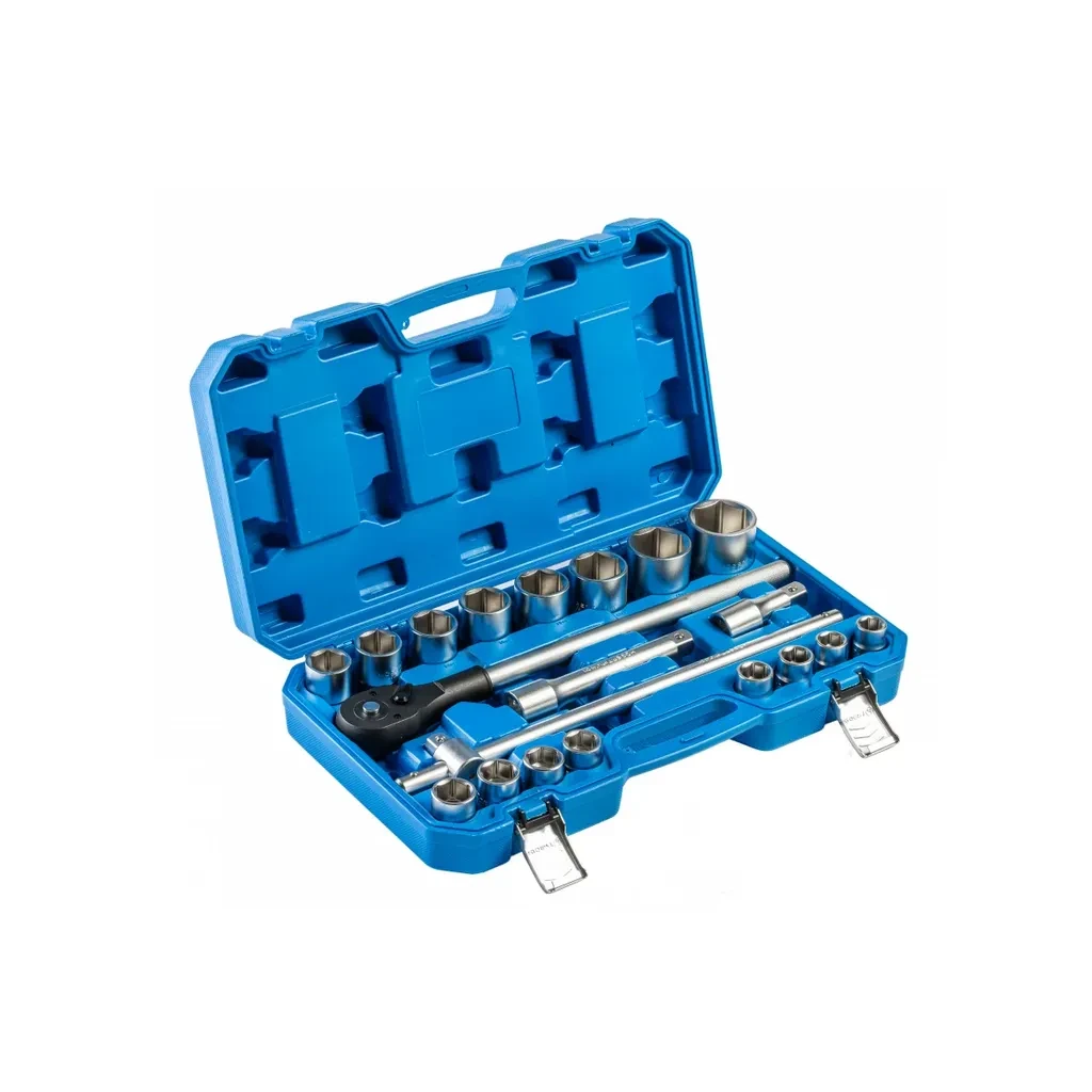 Hoegert 21-dijelni set nasadnih ključeva, 19-50 mm 3/4", HT1R510