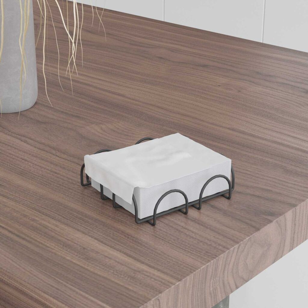 Držač za salvete Hermia, 100% metal, 18 x 18 x 2 cm, debljina 2,5-5 mm