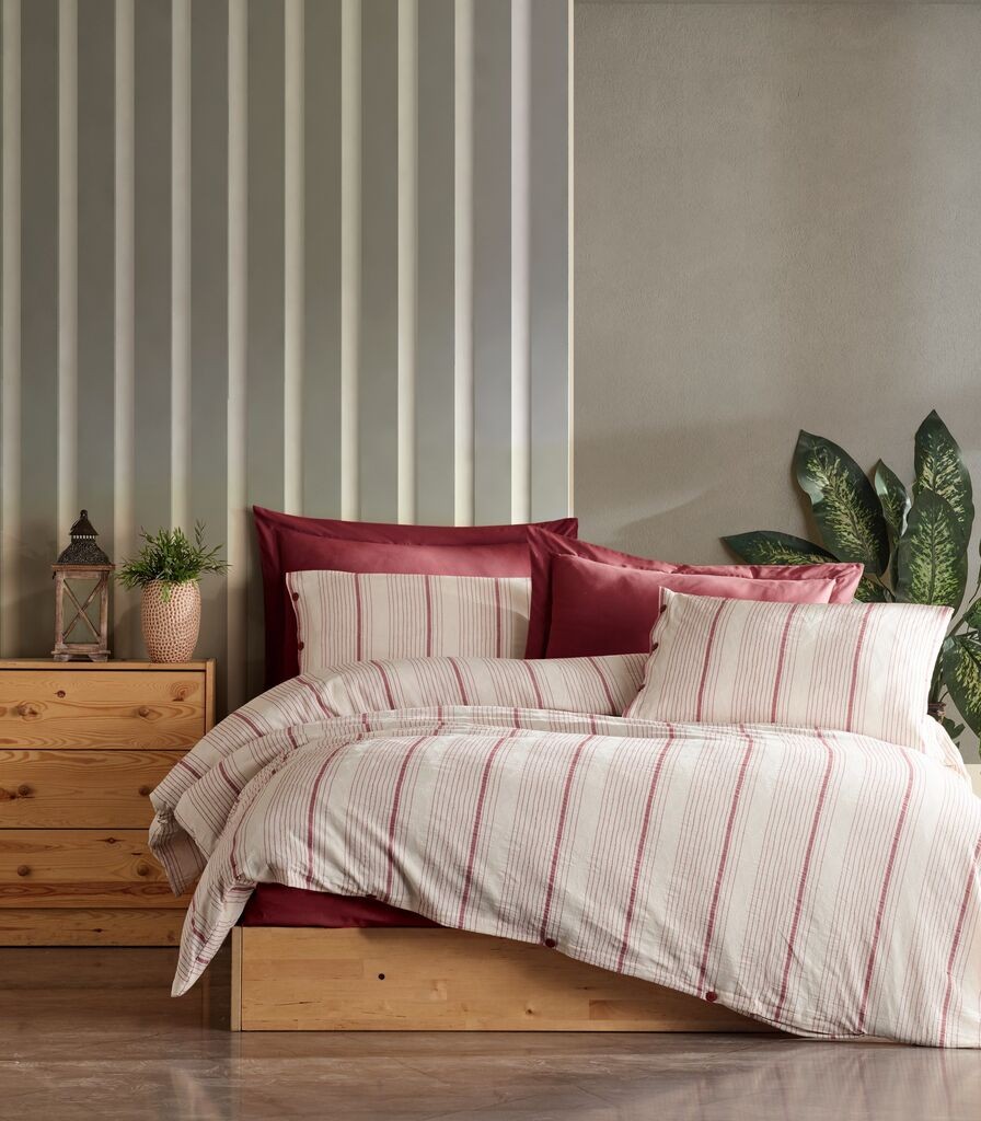 L'essentiel Maison set posteljine za francuski krevet, 100% pamučni žakard, 200x220 cm, 160x200+30 cm