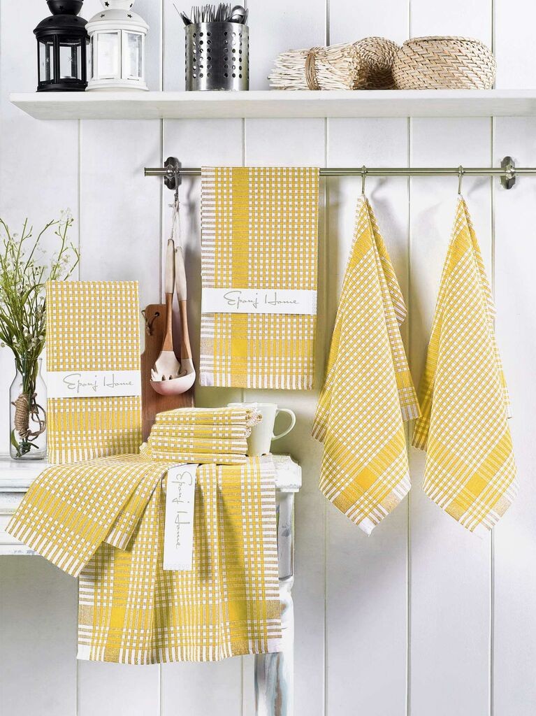 Hermia Set kuhinjskih krpa, 10 komada, 80% pamuk, 20% poliester, 45 x 65 cm, roze