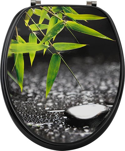 TENDANCE WC daska s metalnim okovima 37,5x46 cm MDF Punta Cana