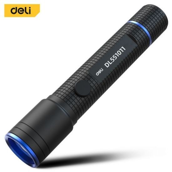 DELI džepna punjiva LED baterijska lampa