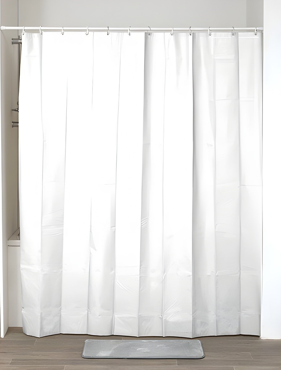 TENDANCE Zavjesa za kupanje, 180x200 cm, Bijela