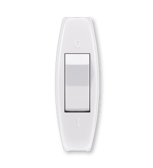 ALING-CONEL Jednopolni prekidač, prekidač za međukabel, 6A 250V~, Bijeli