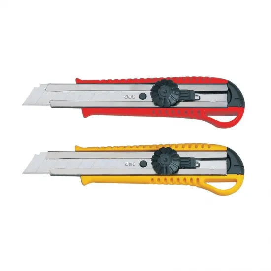 DELI skalpel sa metalnim vodičem Standard, 18 mm