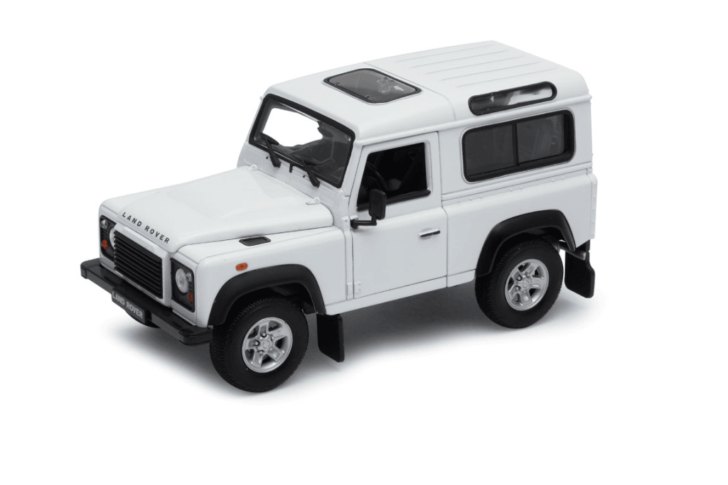 WELLY Land rover defender 1:24, Bijeli