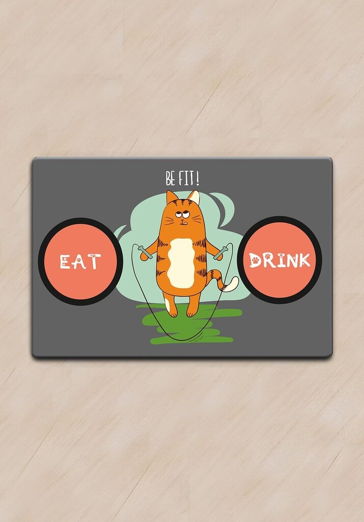 Podloga za zdjelu Paws & Whiskers Rope Jump Bowl, šarena