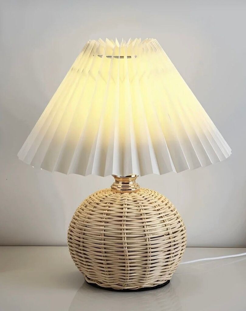 Opviq Stona lampa BRZ-343412, 40 W, 28 cm, Krem