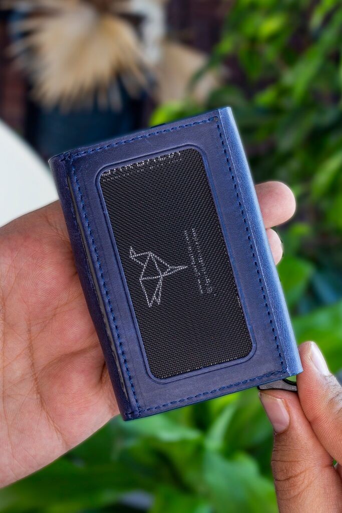 Bagmore novčanik s karticama, dimljeni, tamnoplavi