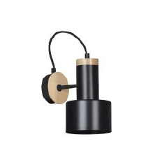 EMI Big Zidna lampa Foxtrot, Crna