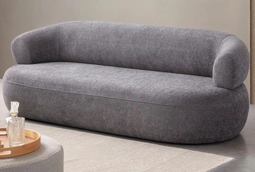 Atelier del Sofa Trosed Roma, 230 x 70 x 70 cm, Tamno siva