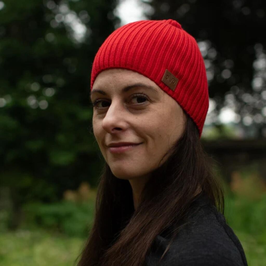 Woolona Unisex kapa Wintry, Crvena