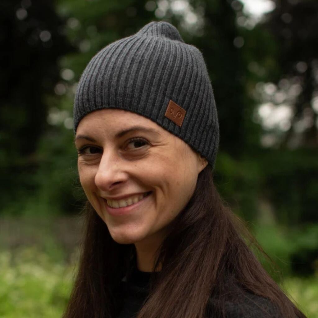 Woolona Unisex kapa Wintry, Antracit