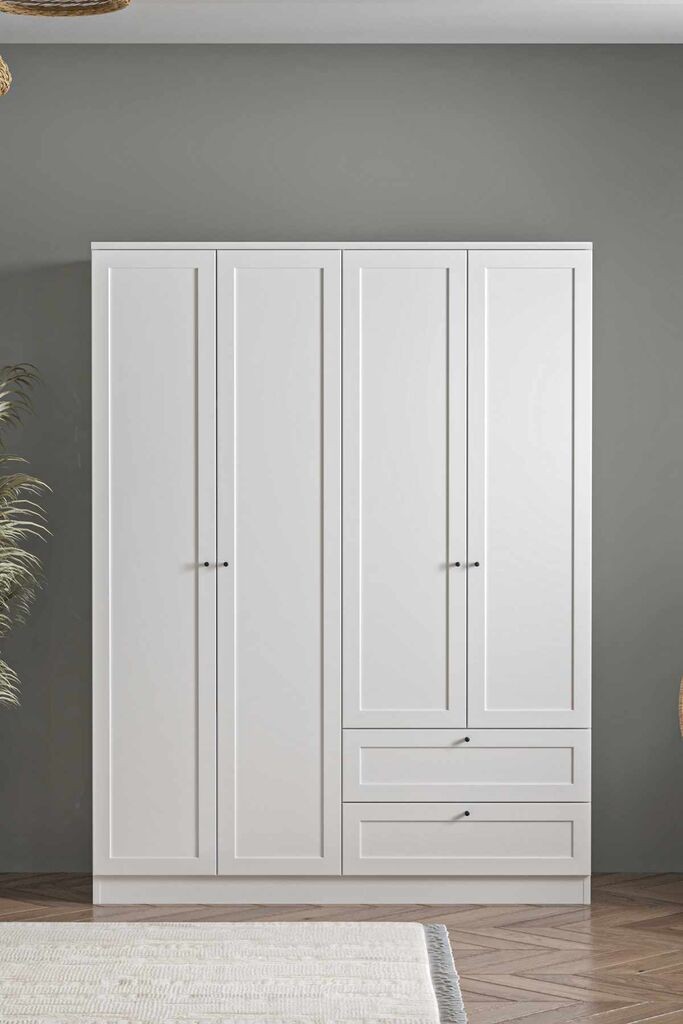 Hanah Home Ormar Terra 182, 137 x 182 x 52 cm, Bijeli