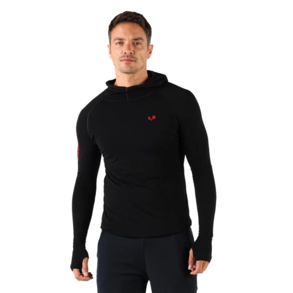 Woolona Muška dukserica Pakke, Crna