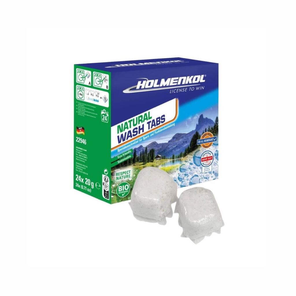 Holmenkol Prirodne tablete za pranje Natural WashTabs, 24 kom