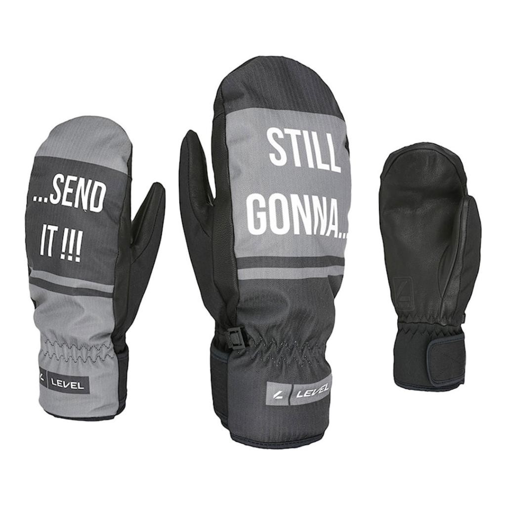 Level Rukavice VERTIGO PRO MITT, Sivo-crne