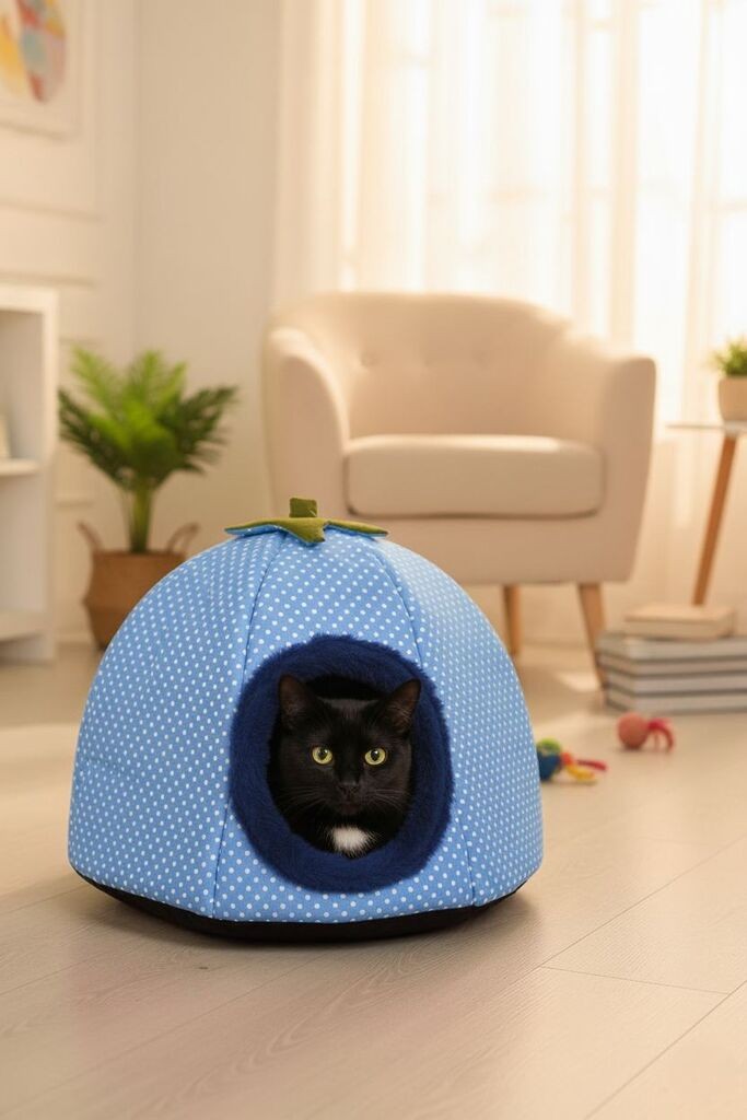 Mačji krevet Paws & Whiskers Bcps1000, plavi