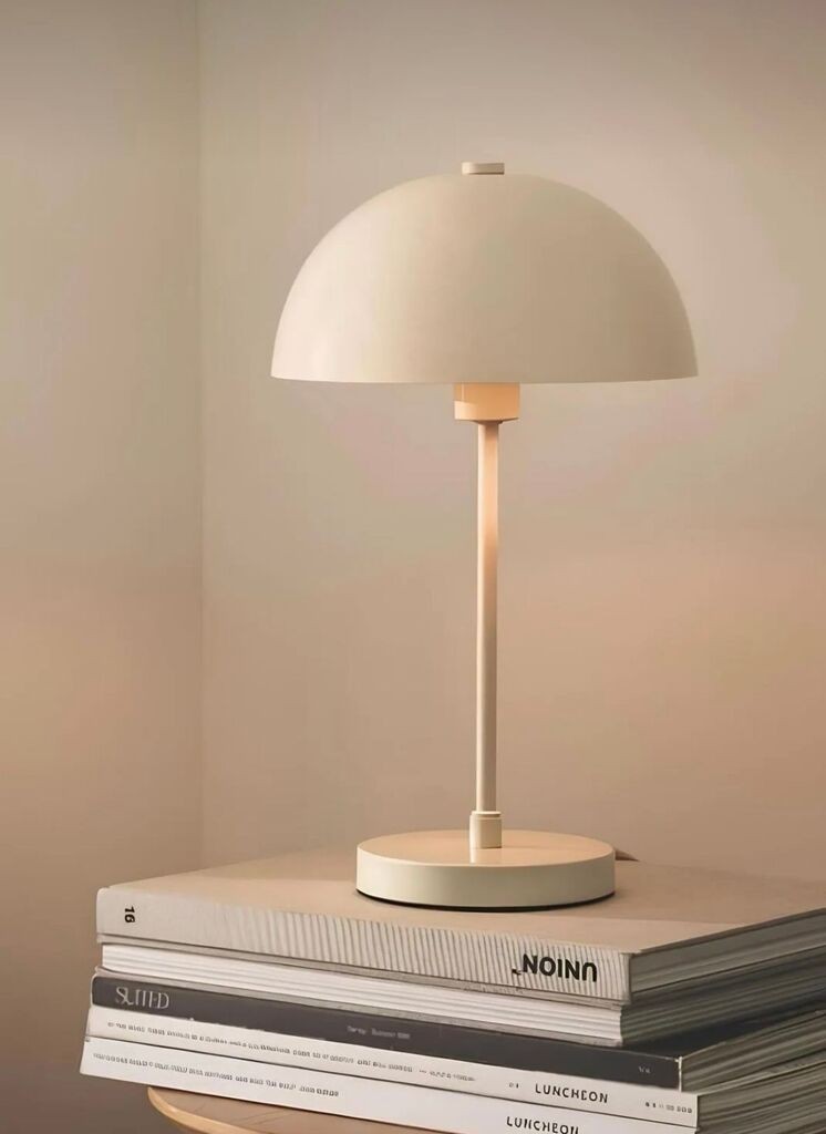 Opviq Stona lampa BRZ-340117, 40 W, 39 cm, Krem