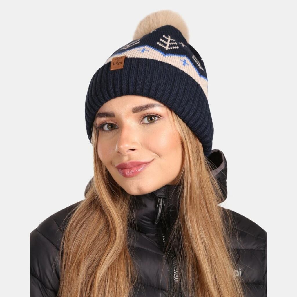 Kilpi Ženska kapa Carmen W, Teget-bijela