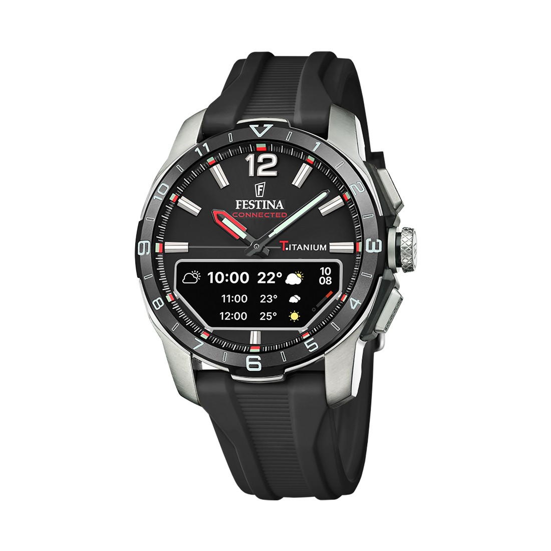 FESTINA Muški ručni sat F23000/4, High-Performance Kvarcni mehanizam, Crno kućište, Crni