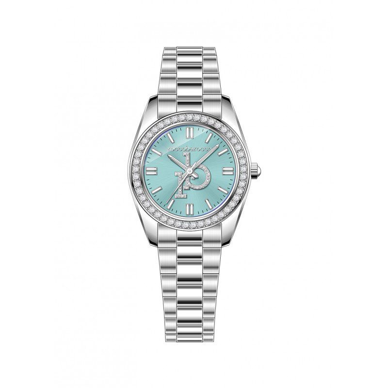 ROCCO BAROCCO Ženski ručni sat RB3468L-06M, Kvarcni mehanizam, Plavo kućište, Srebrne boje