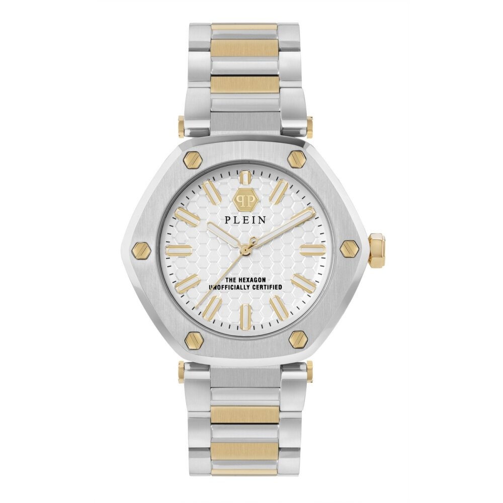 PHILIPP PLEIN Ženski ručni sat PW1BA0523, Kvarcni mehanizam, Bijelo kućište, Srebrne boje