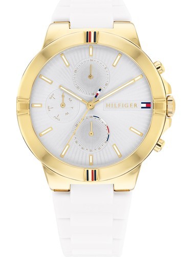 TOMMY HILFIGER Ženski ručni sat TH1782333, Kvarcni mehanizam, Bijelo kućište, Bijeli