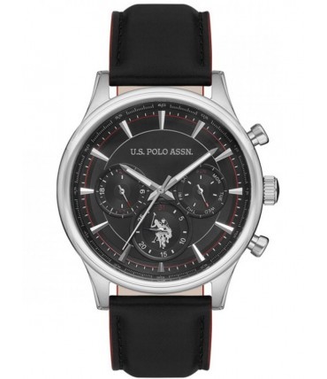 U.S. POLO ASSN. Muški ručni sat USPA1010-07, Kvarcni mehanizam, Smeđe kućište, Crni