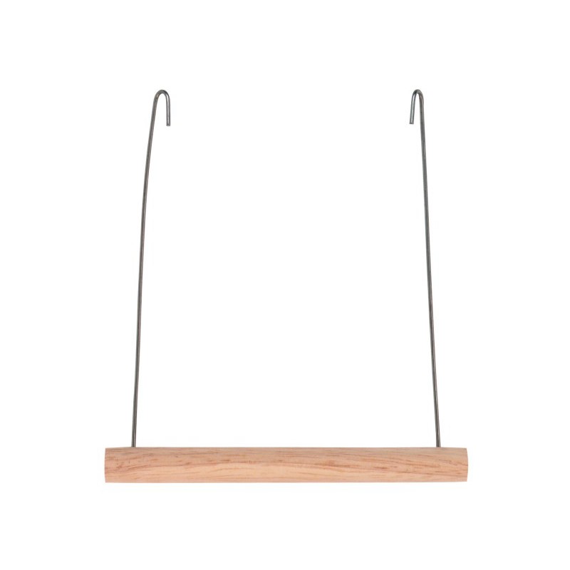 KERBL Ljuljaška za ptice, Drvena, 12 x 13.5 cm