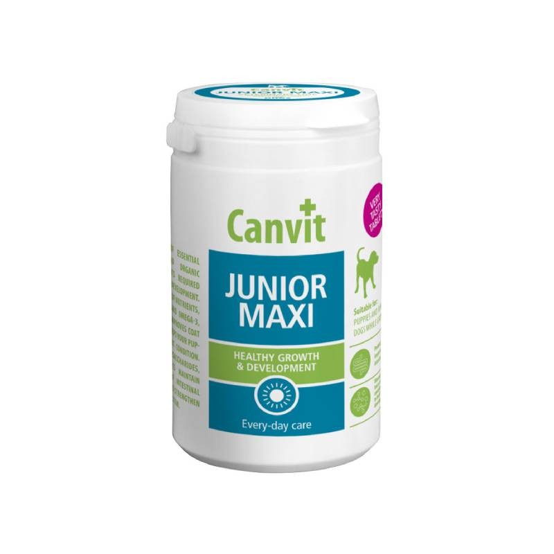 CANVIT Vitamini za pse Junior Maxi, 230 g