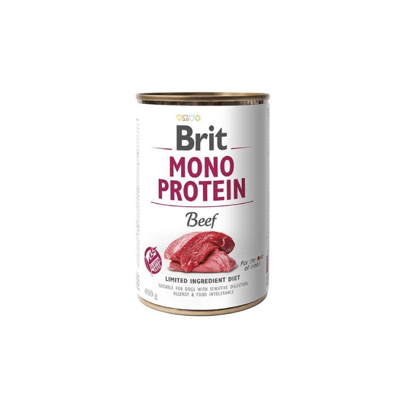 BRIT Vlažna hrana za pse Mono Protein, s govedinom, 400g