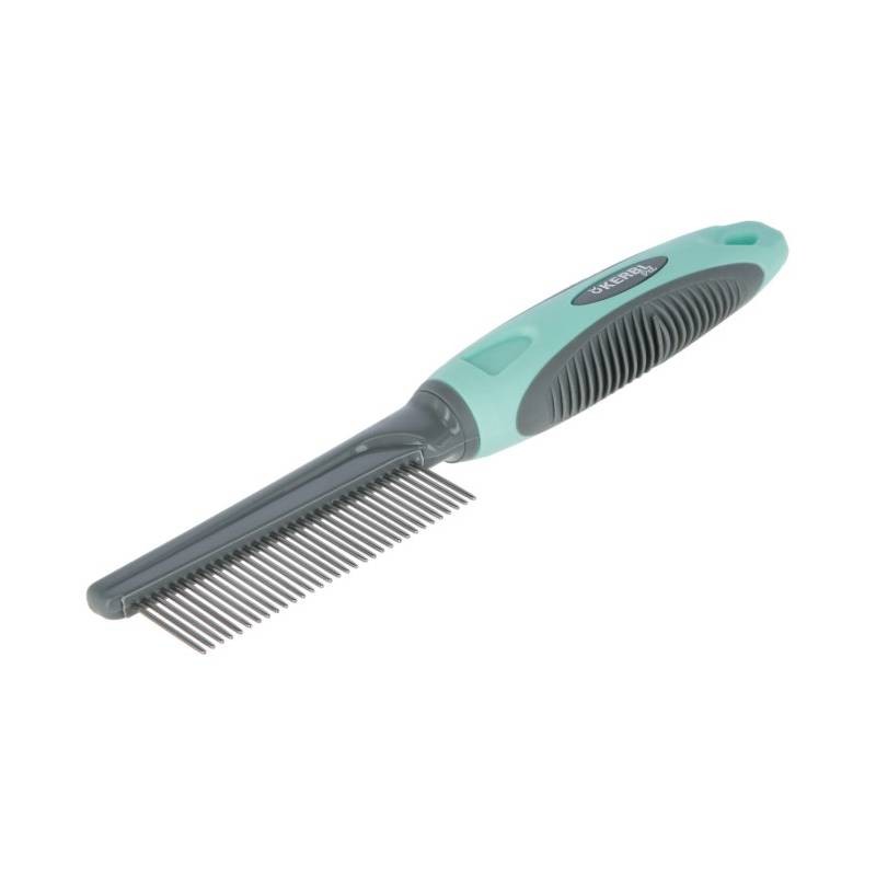 KERBL Češalj za pse, Glatki, Sivi