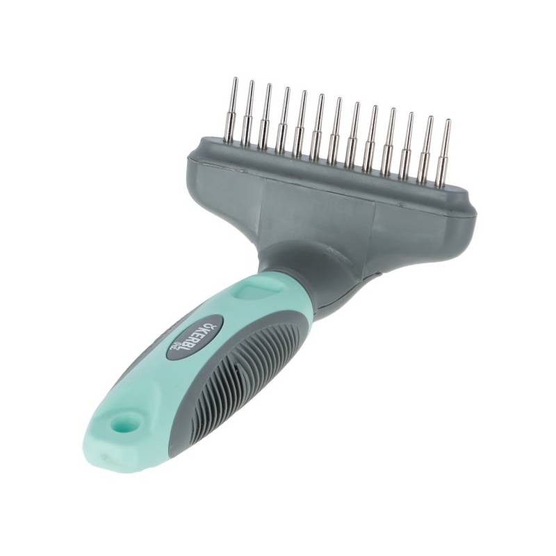 KERBL Češalj za razmrsivanje dlake kućnih ljubimaca, Jednoredni, Sivi