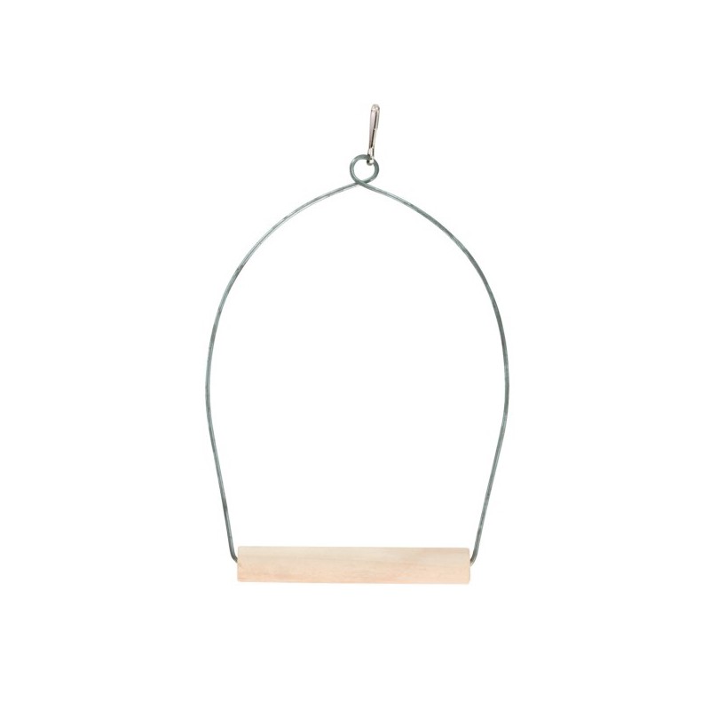 KERBL Ljuljaška za ptice, Drvena, 10 x 20 cm