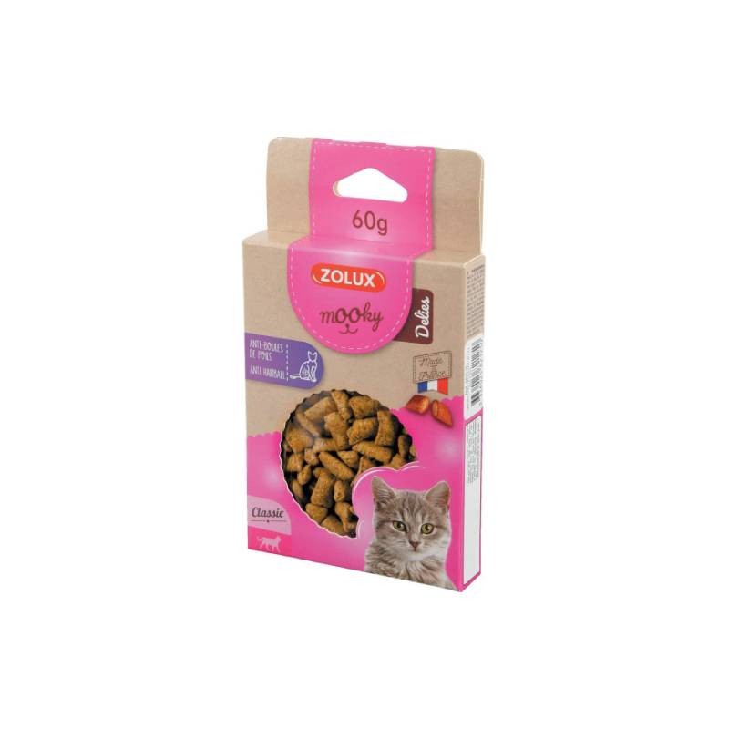 ZOLUX Mooky Poslastica za mace AntiHairballs Delies, 60 gr