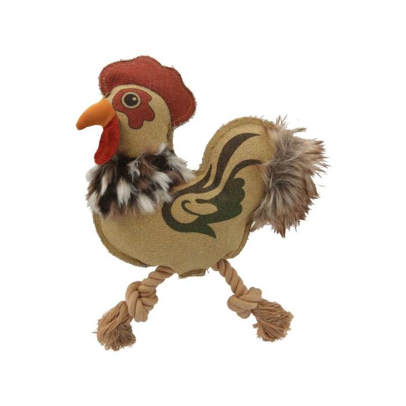 KERBL Igračka za pse Petao Karl, Šarena