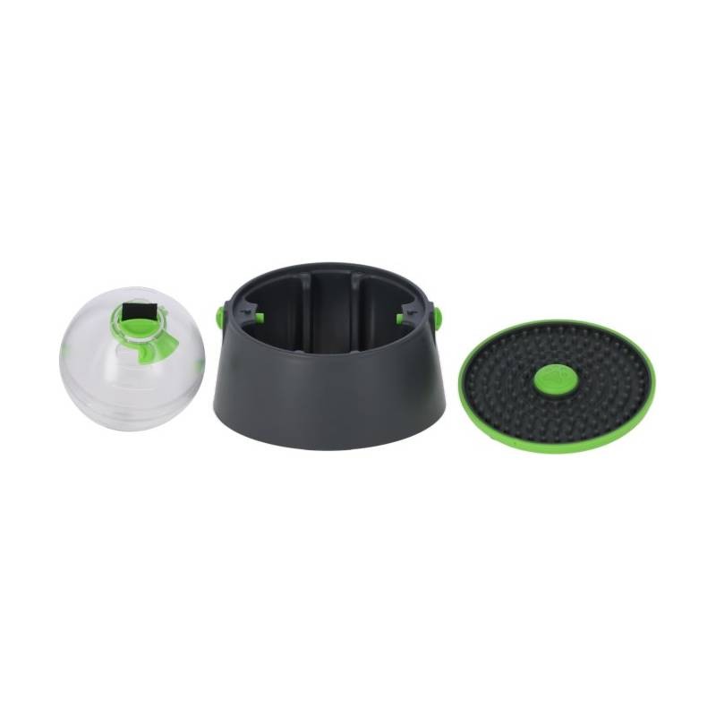 KERBL Multi hranilica za vašeg ljubimca 3u1, Sivo-zelena