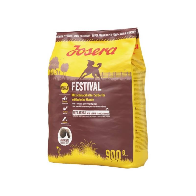 JOSERA Suha hrana za odrasle pse Festival, Losos, 900 g