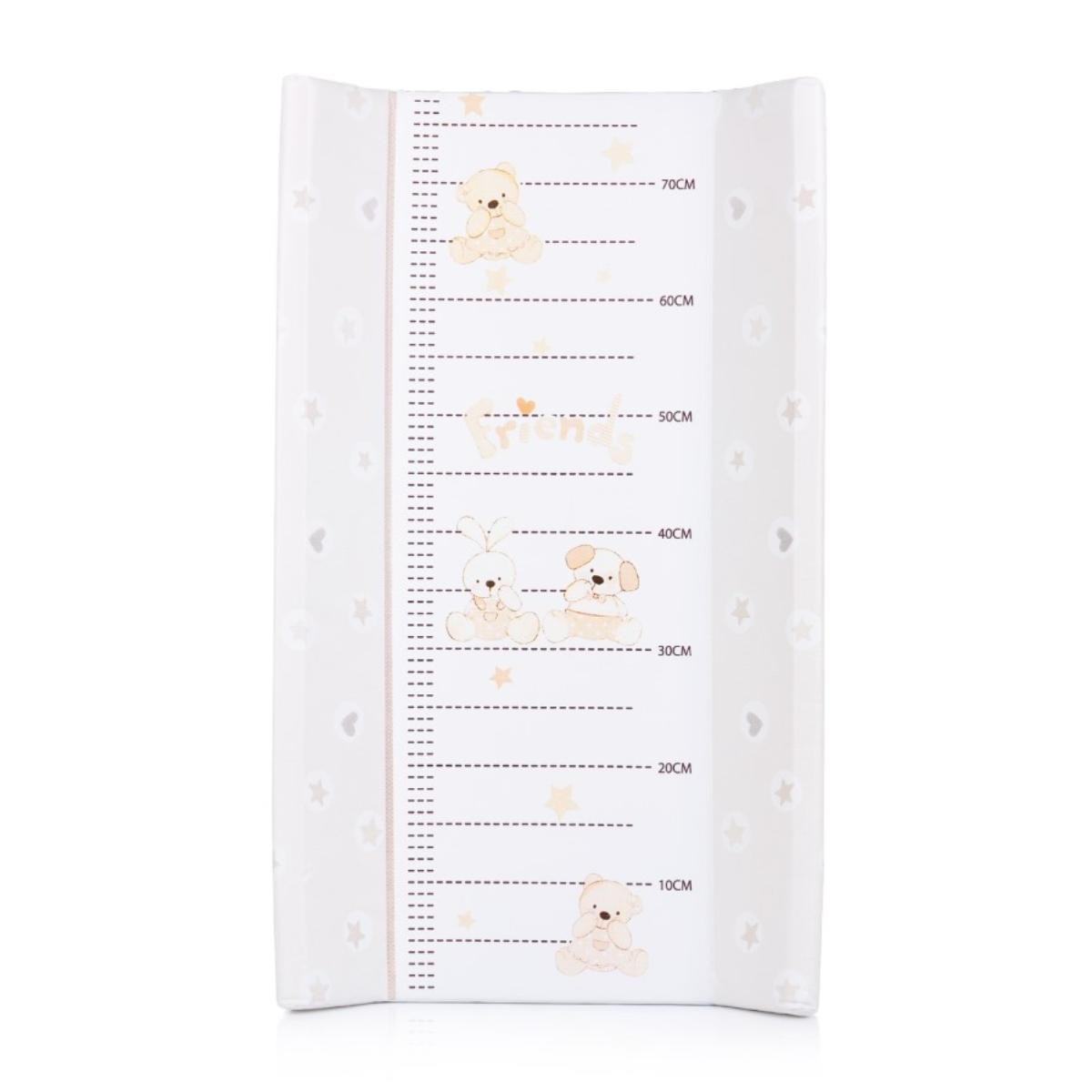 Chipolino Podloga za presvlačenje Comfort Friends Pzpc02404Fb, Bijela