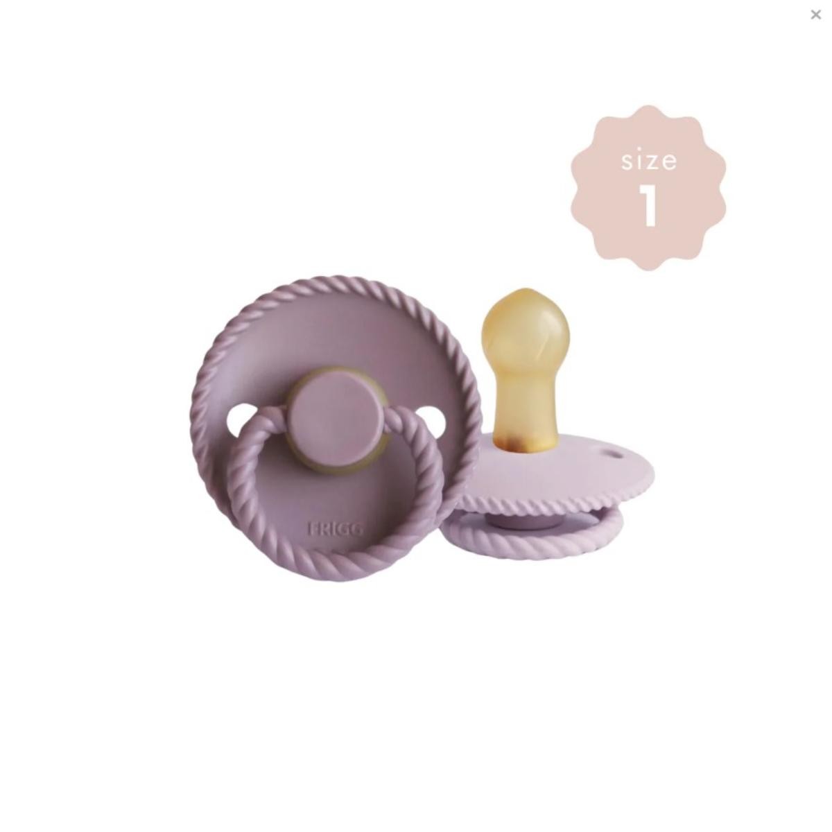 Frigg Dude za bebe do 6m Twilight Mauve/Soft Lilac Size 1 100436, 2 komada, Roze