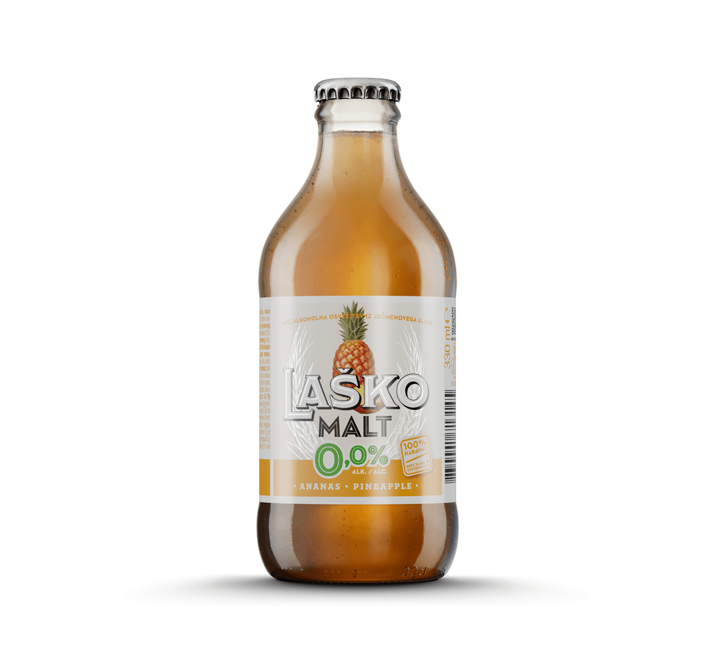 Laško Malt Ananas boca bezalkoholno pivo 0.33 1/20